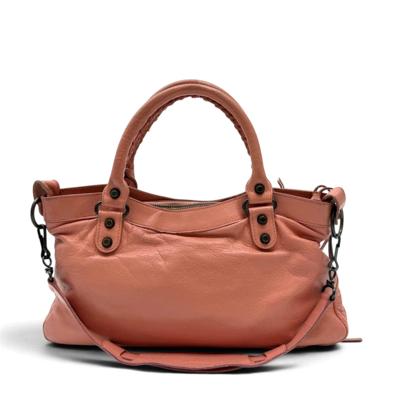 Balenciaga Handtasche Neo Classic City Bag aus Leder rosa