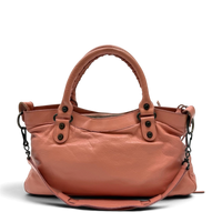 Balenciaga Handtasche Neo Classic City Bag aus Leder rosa