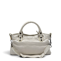 Balenciaga Handtasche Neo Classic City Bag aus Leder weiß