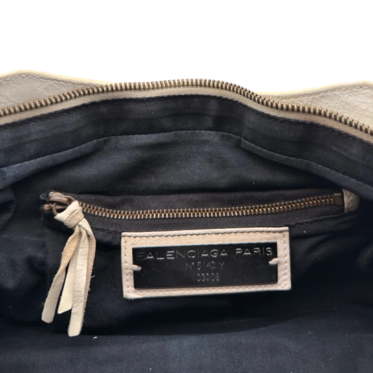 Balenciaga Handtasche Neo Classic City Bag aus Leder weiß