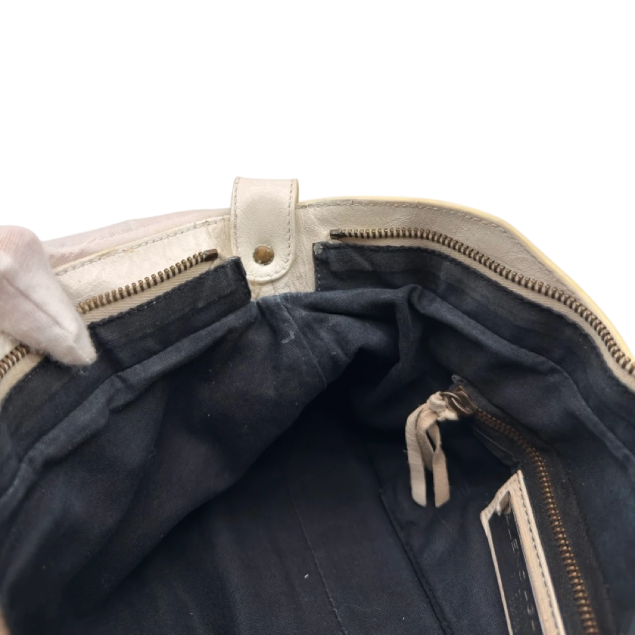 Balenciaga Handtasche Neo Classic City Bag aus Leder weiß