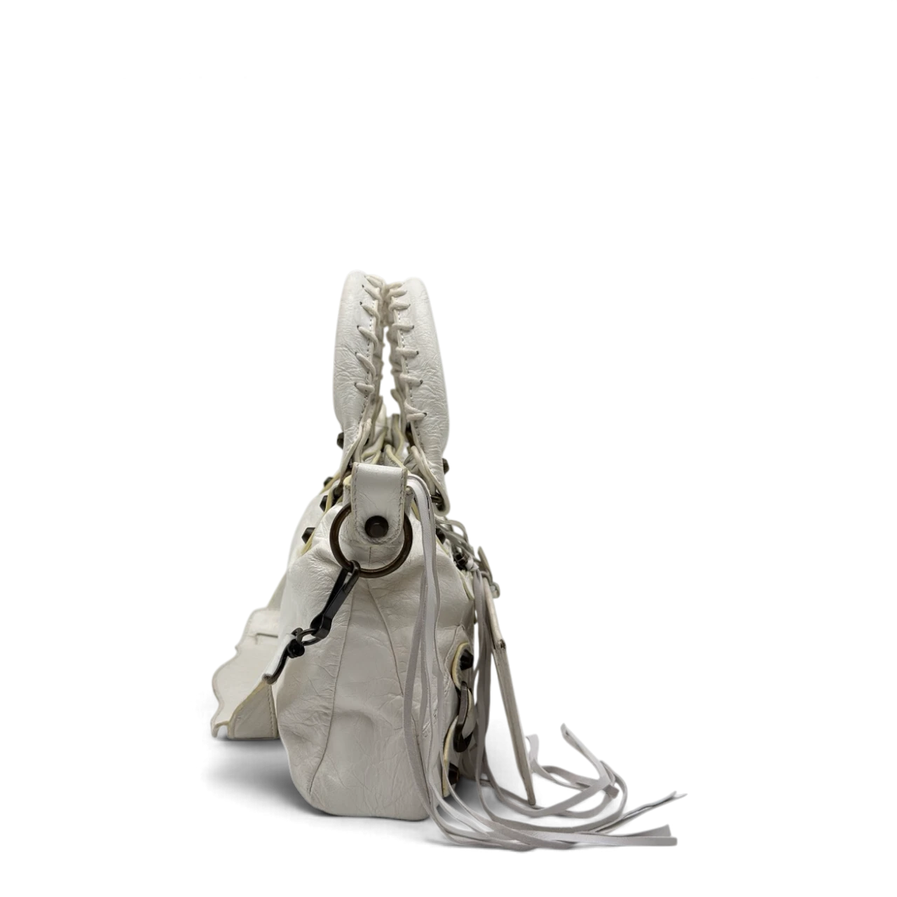 Balenciaga Handtasche Neo Classic City Bag aus Leder weiß