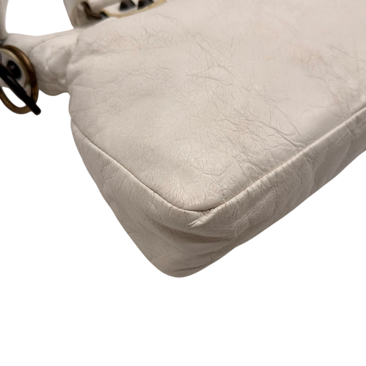 Balenciaga Handtasche Neo Classic City Bag aus Leder weiß