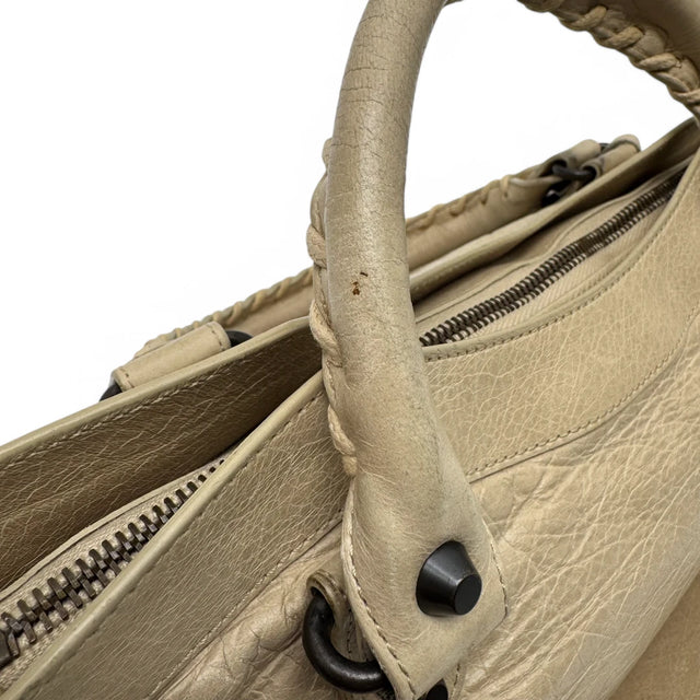 Balenciaga Handtasche The First City bag beige
