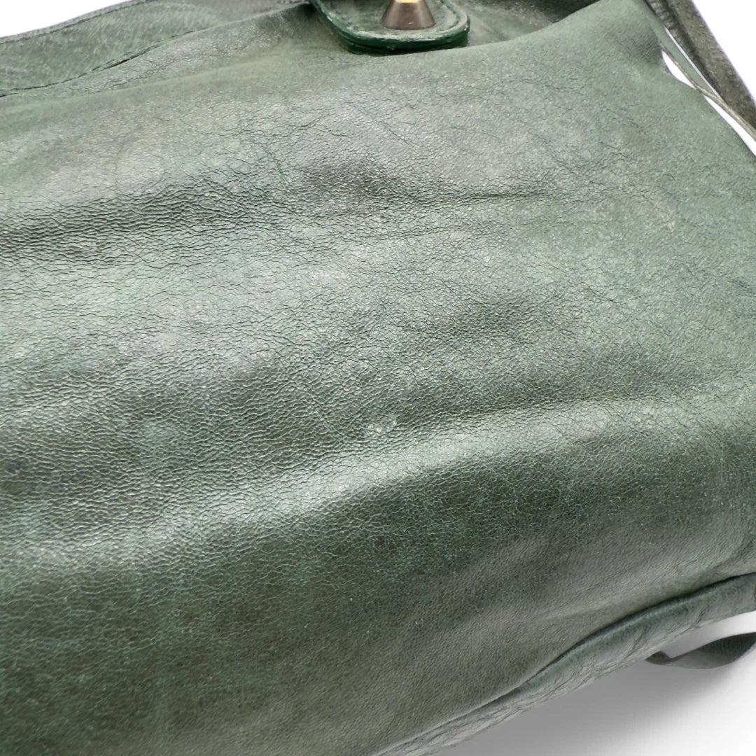 Balenciaga Handtasche The First City bag dunkelgrün