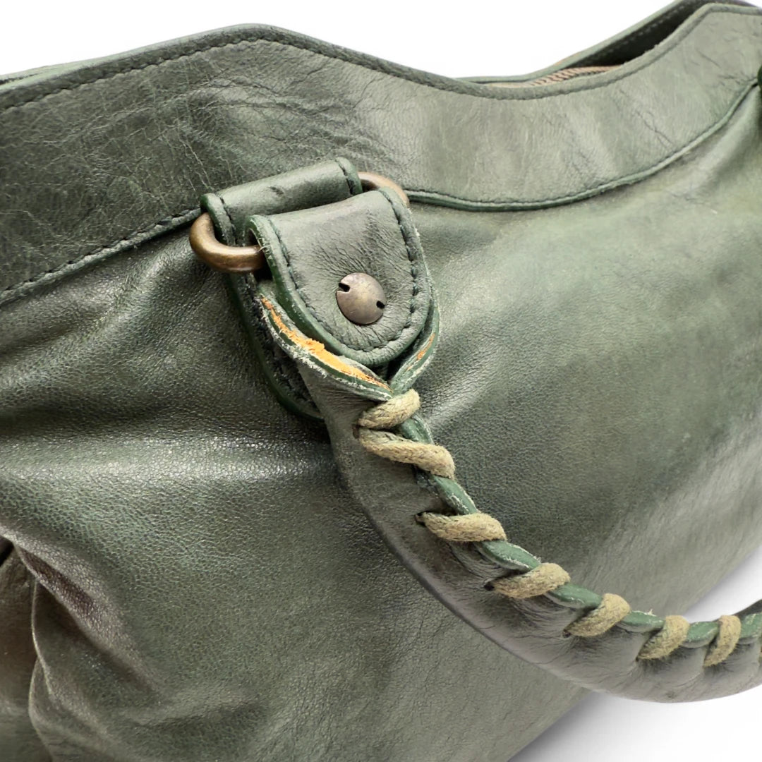 Balenciaga Handtasche The First City bag dunkelgrün