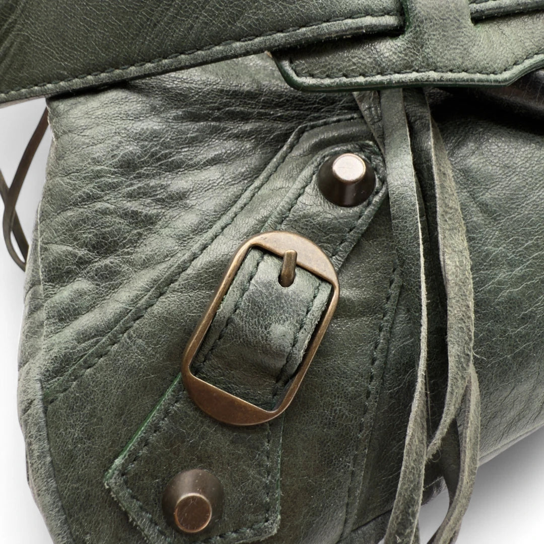 Balenciaga Handtasche The First City bag dunkelgrün