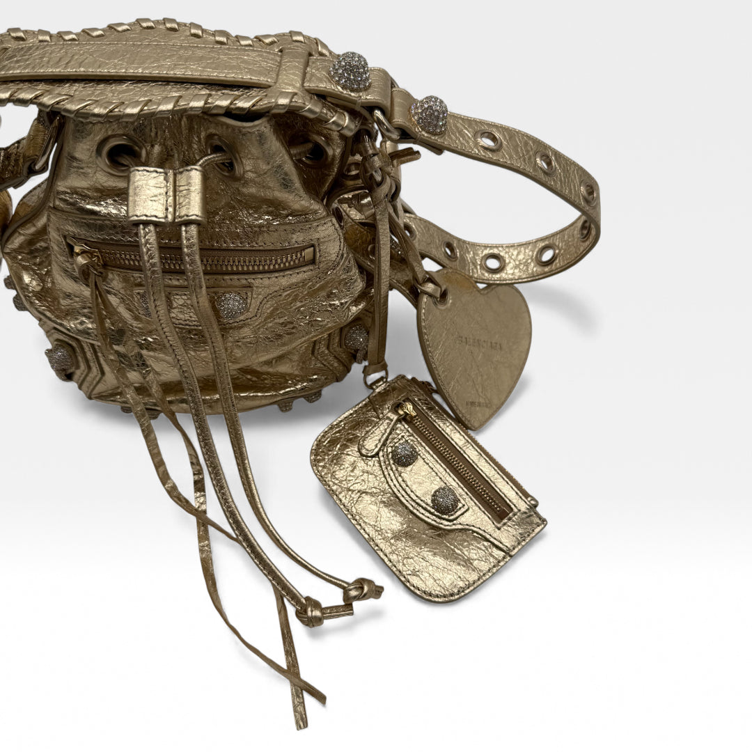 Balenciaga Umhängetasche Le Cagole bucket XS