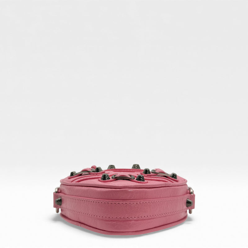Mini sac bandoulière Cagole en forme de cœur