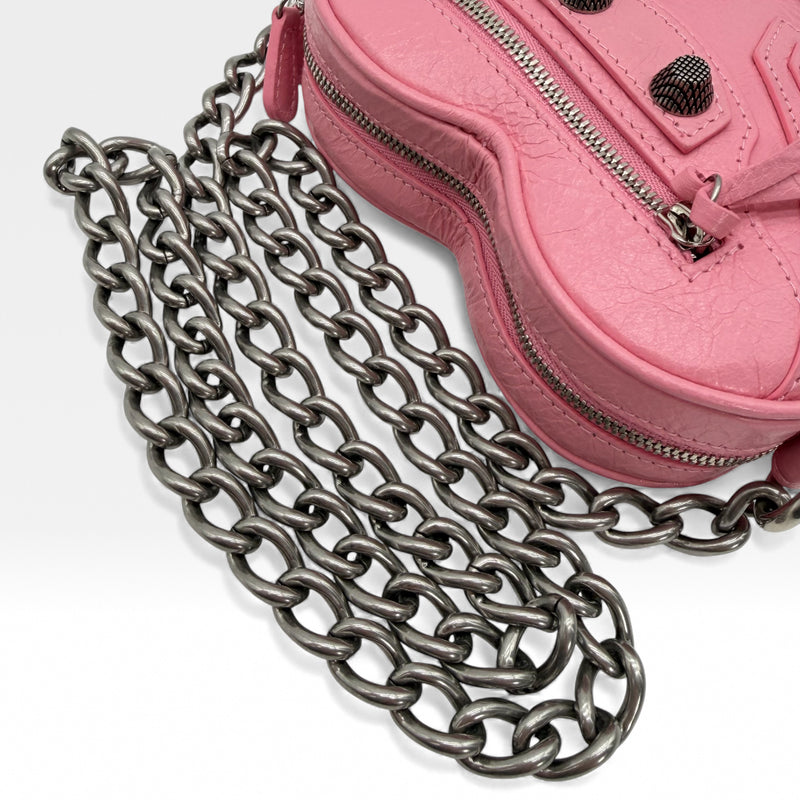 Mini sac bandoulière Cagole en forme de cœur