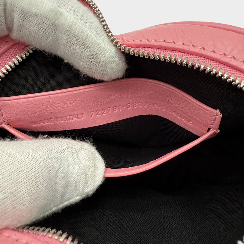 Mini sac bandoulière Cagole en forme de cœur