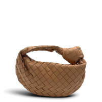 Bottega Veneta Schultertasche Mini Jodie beige