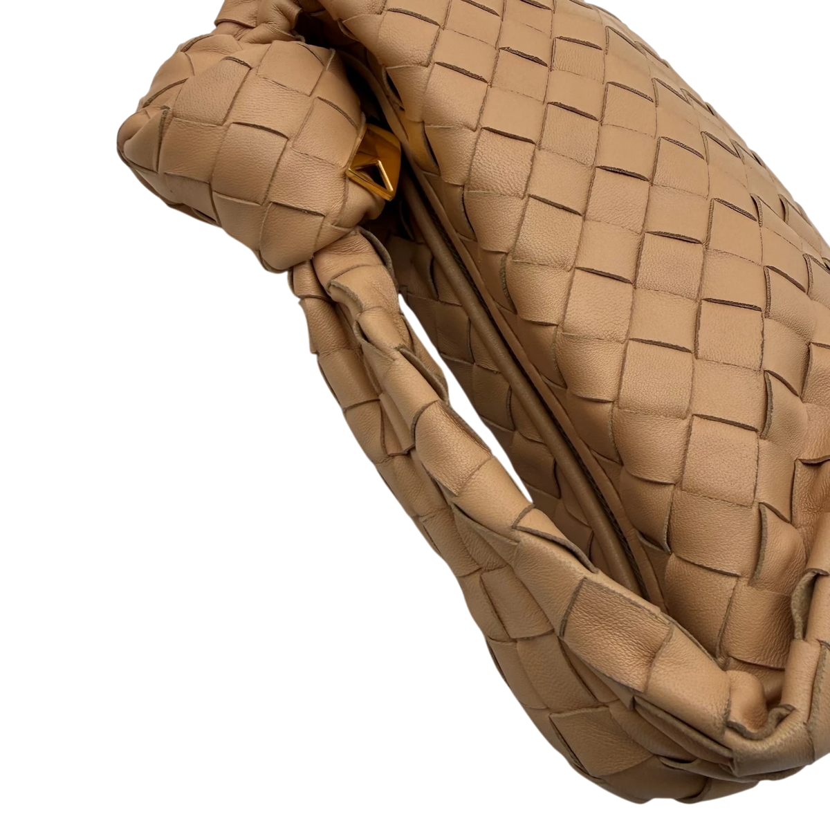 Bottega Veneta Schultertasche Mini Jodie beige