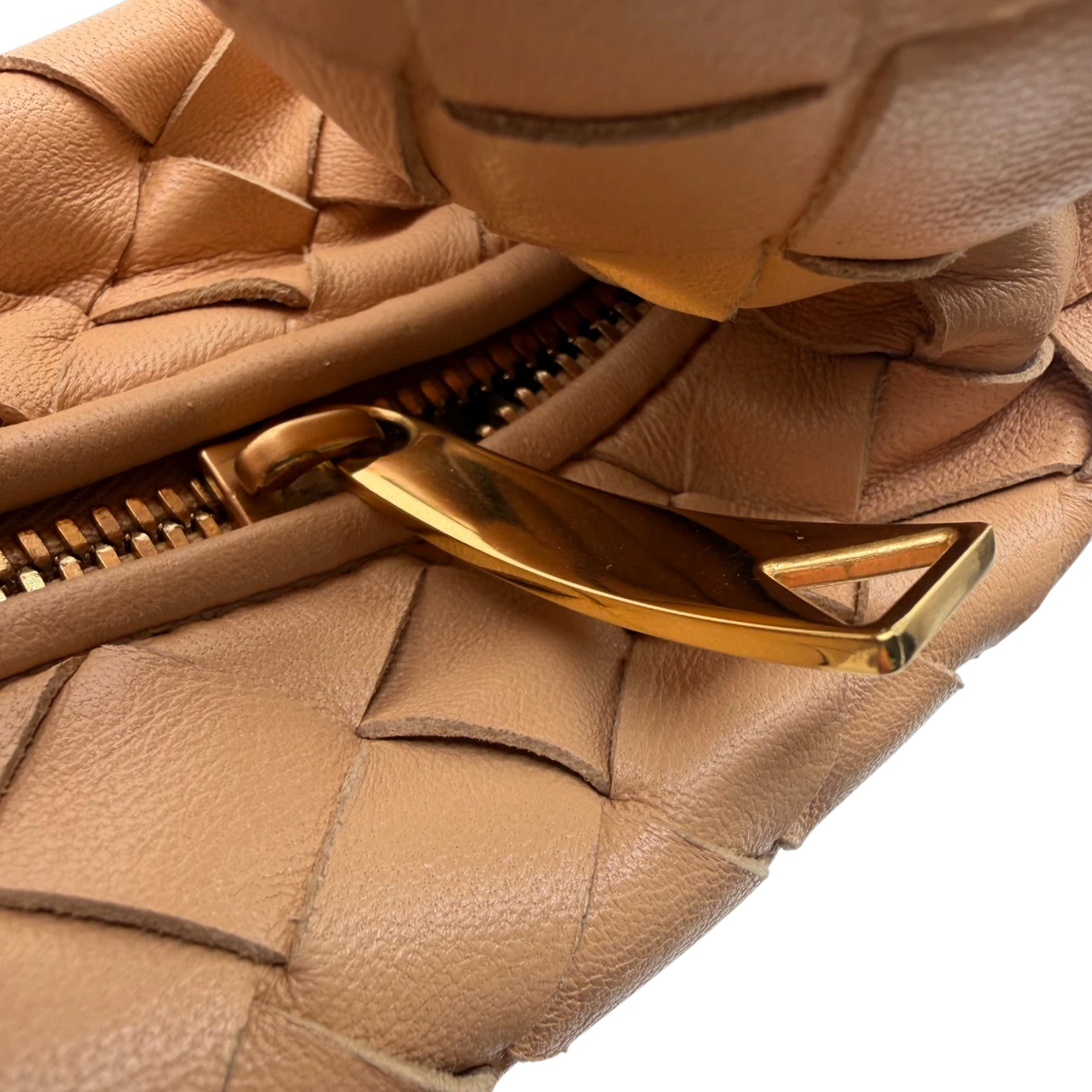 Bottega Veneta Schultertasche Mini Jodie beige