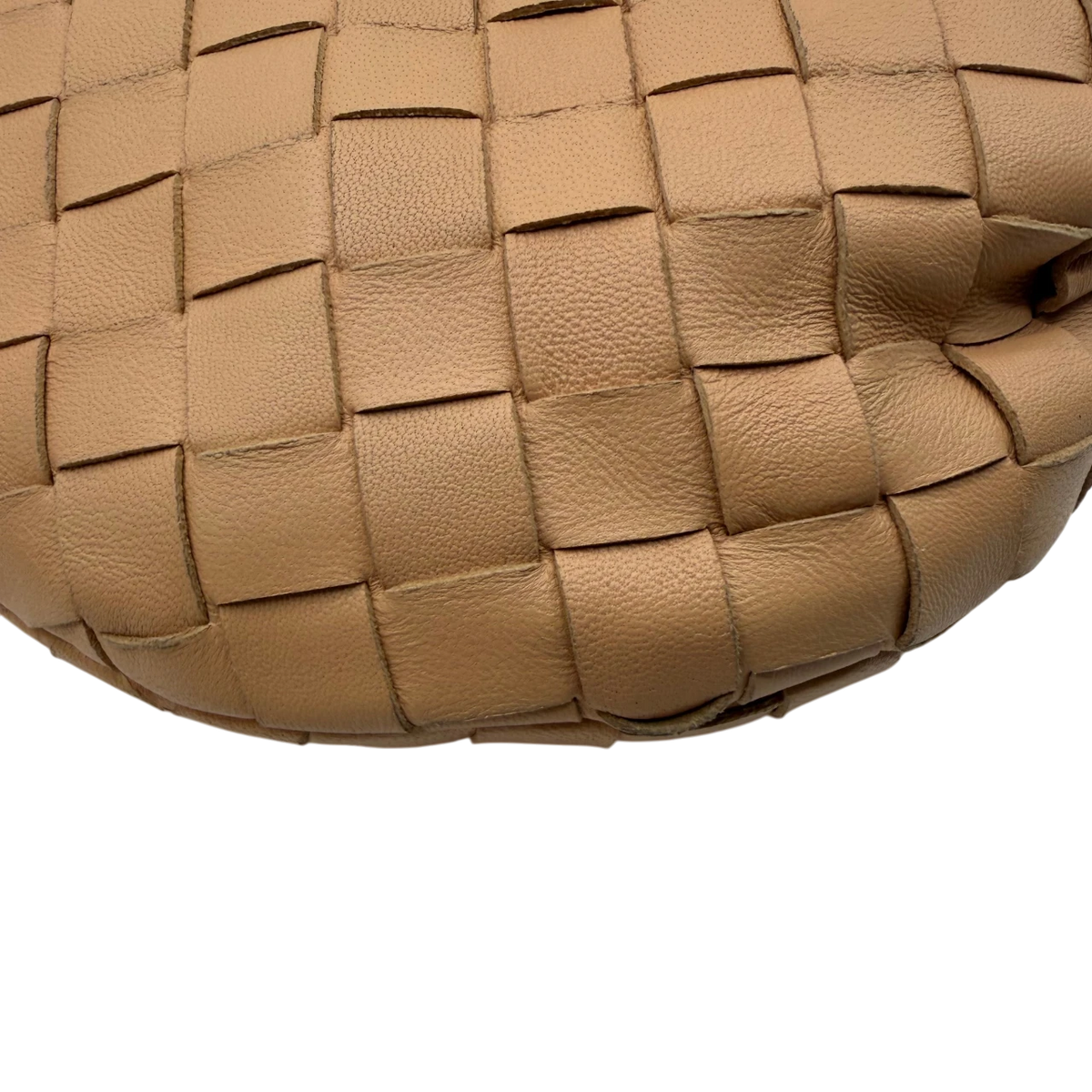 Bottega Veneta Schultertasche Mini Jodie beige