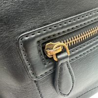 Celine Handtasche Mini Luggage aus Leder schwarz