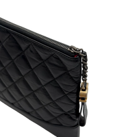 Chanel Clutch Gabrielle aus Leder schwarz