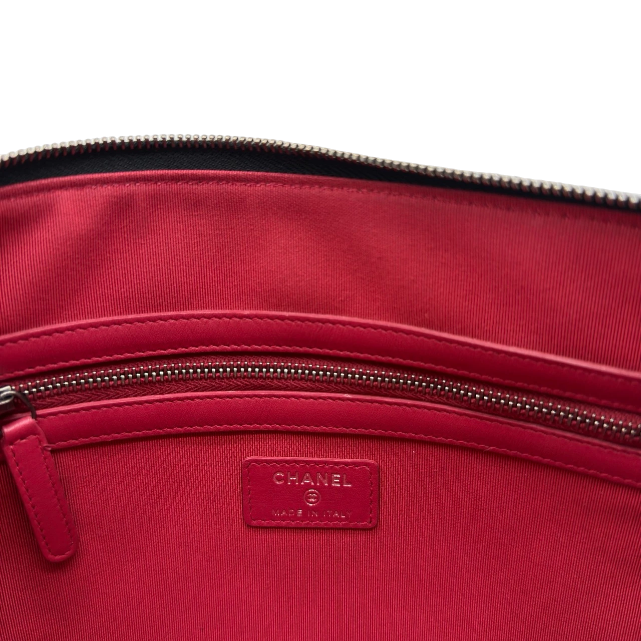 Chanel Clutch Gabrielle aus Leder schwarz