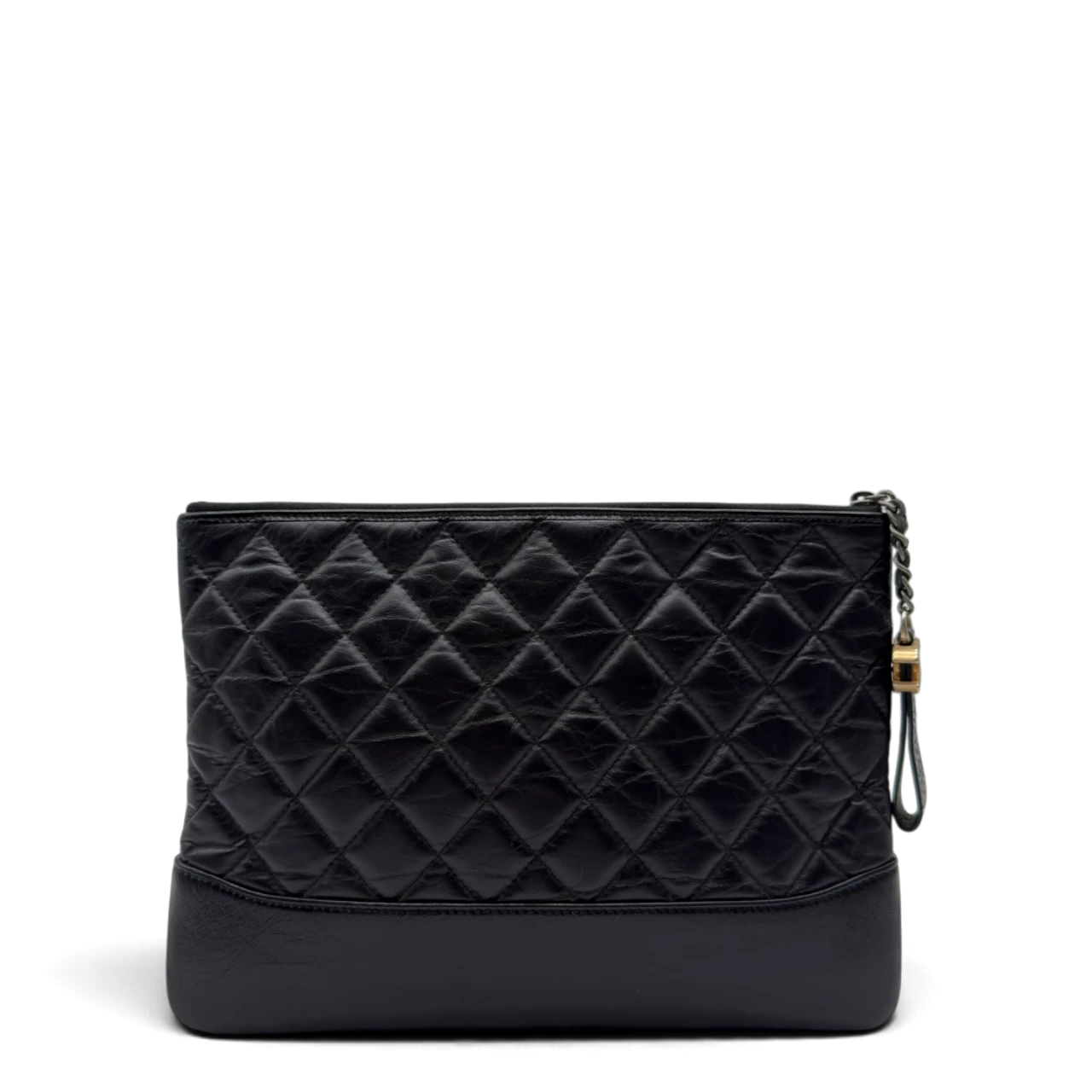Chanel Clutch Gabrielle aus Leder schwarz
