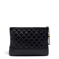 Chanel Clutch Gabrielle aus Leder schwarz