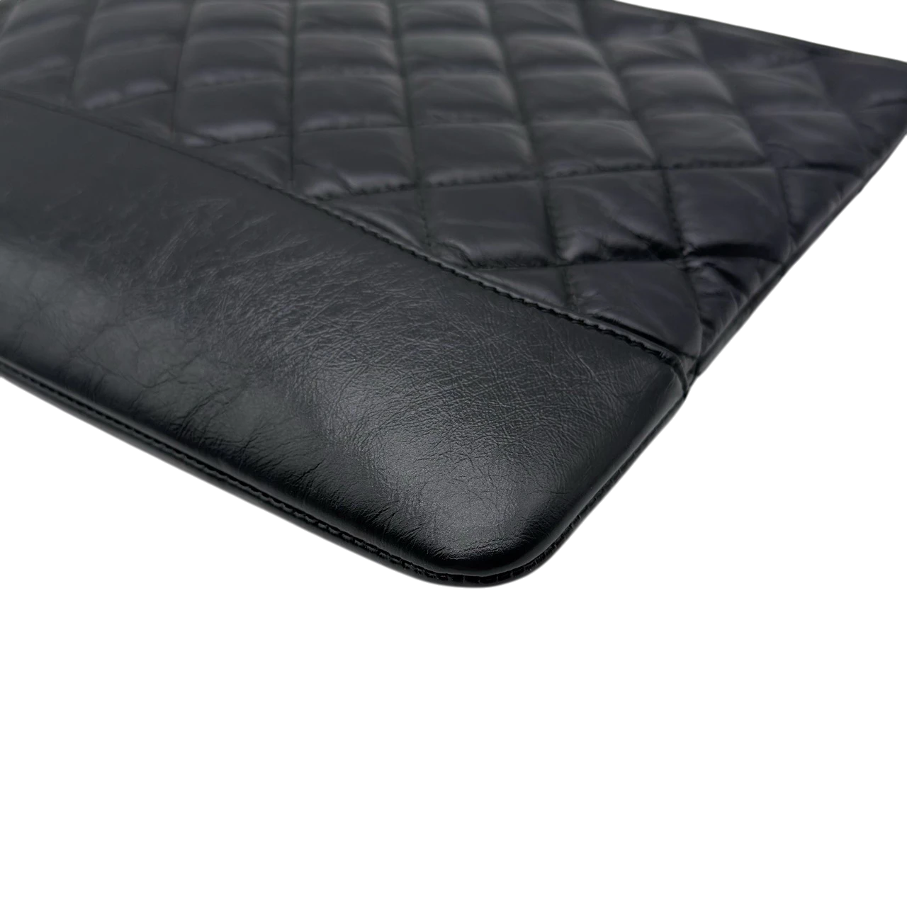 Chanel Clutch Gabrielle aus Leder schwarz