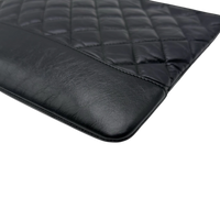 Chanel Clutch Gabrielle aus Leder schwarz