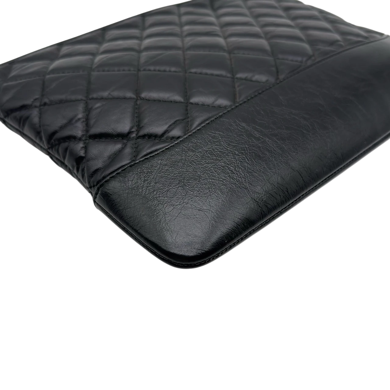 Chanel Clutch Gabrielle aus Leder schwarz
