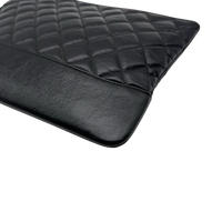 Chanel Clutch Gabrielle aus Leder schwarz