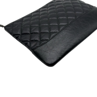 Chanel Clutch Gabrielle aus Leder schwarz