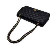 Chanel Handtasche Classic Double Flap bag medium aus Lammleder schwarz