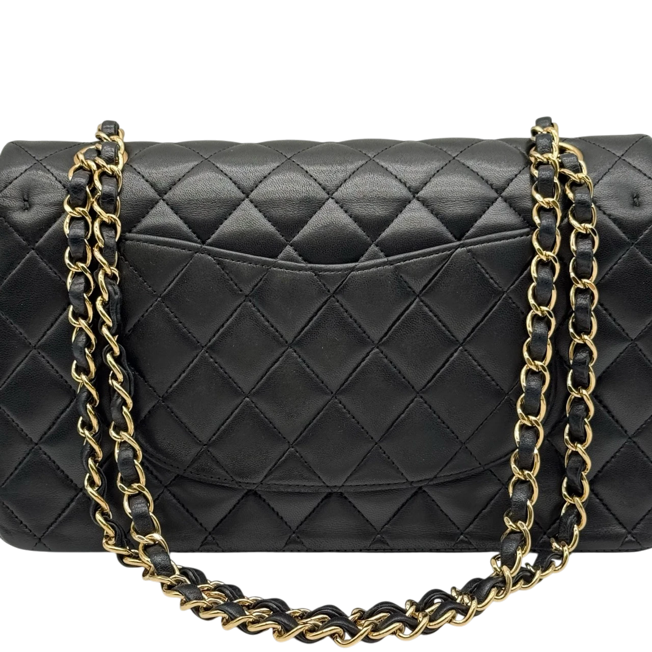 Chanel Handtasche Classic Double Flap bag medium aus Lammleder schwarz