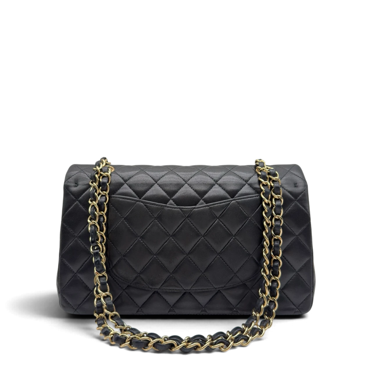 Chanel Handtasche Classic Double Flap bag medium aus Lammleder schwarz
