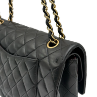 Chanel Handtasche Classic Double Flap bag medium aus Lammleder schwarz