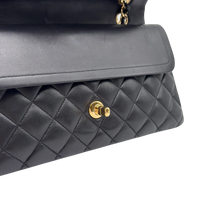 Chanel Handtasche Classic Double Flap bag medium aus Lammleder schwarz