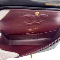Chanel Handtasche Classic Double Flap bag medium aus Lammleder schwarz