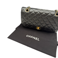 Chanel Handtasche Classic Double Flap bag medium aus Lammleder schwarz