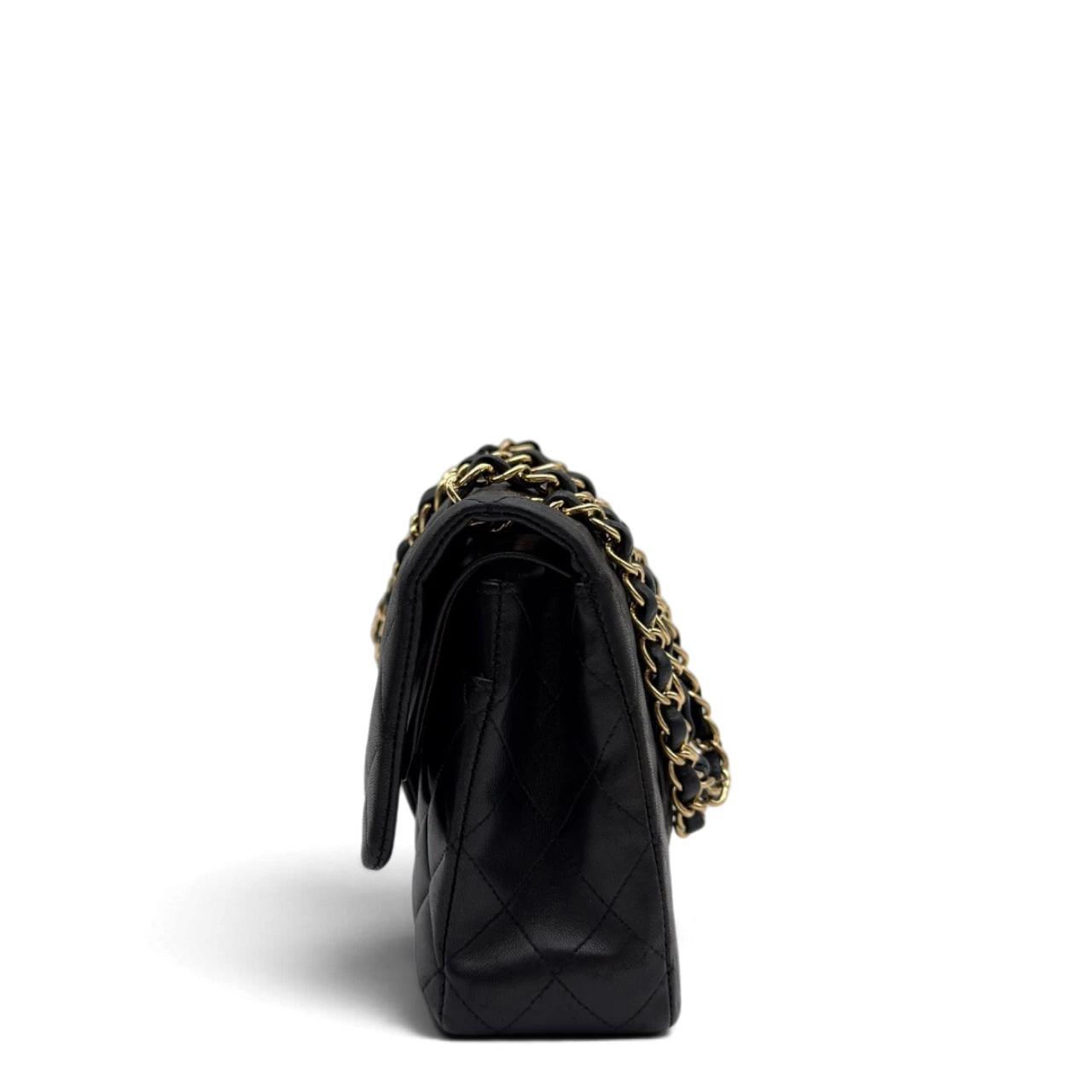 Chanel Handtasche Classic Double Flap bag medium aus Lammleder schwarz
