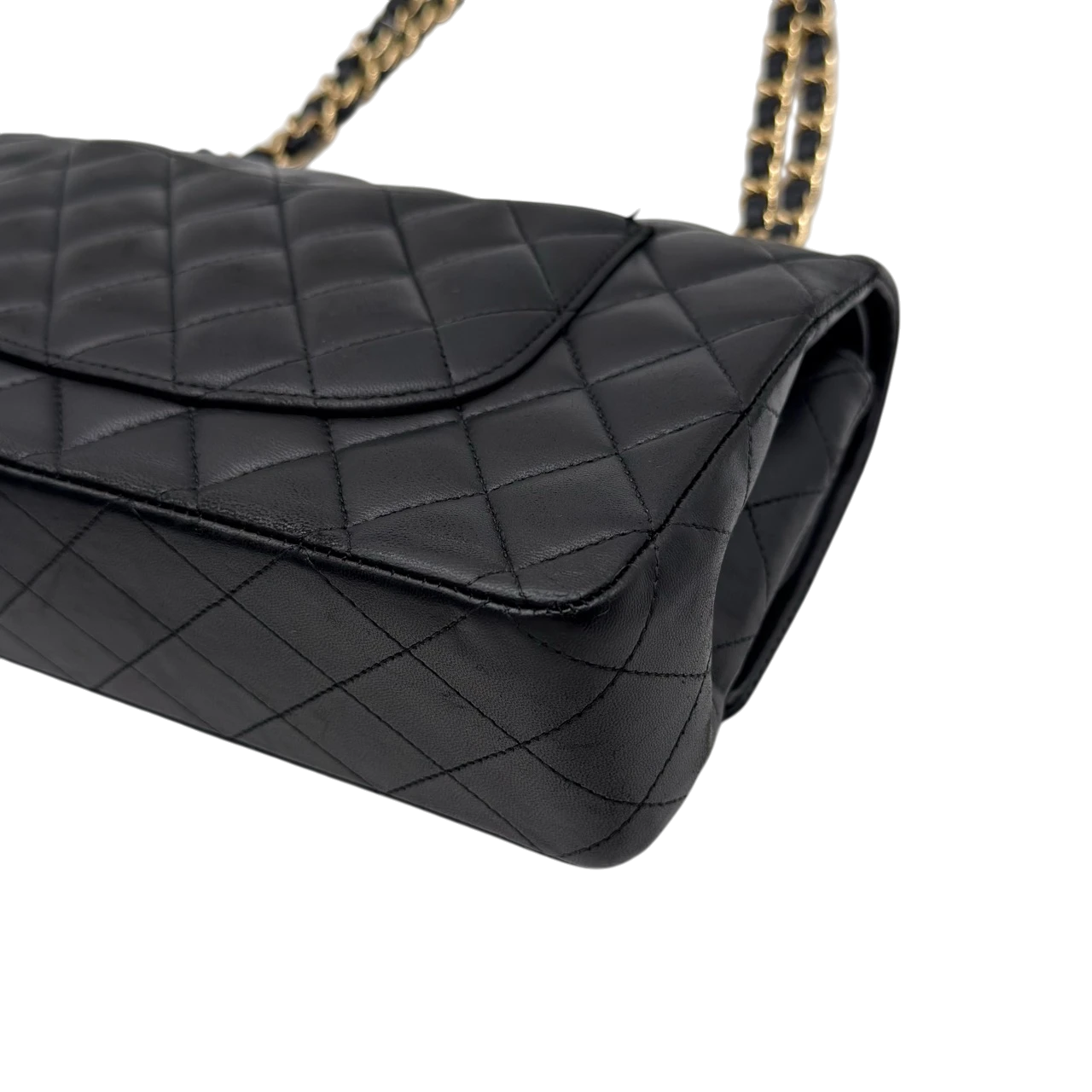 Chanel Handtasche Classic Double Flap bag medium aus Lammleder schwarz
