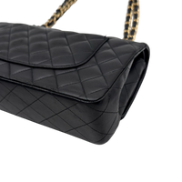Chanel Handtasche Classic Double Flap bag medium aus Lammleder schwarz
