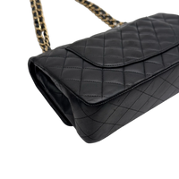 Chanel Handtasche Classic Double Flap bag medium aus Lammleder schwarz