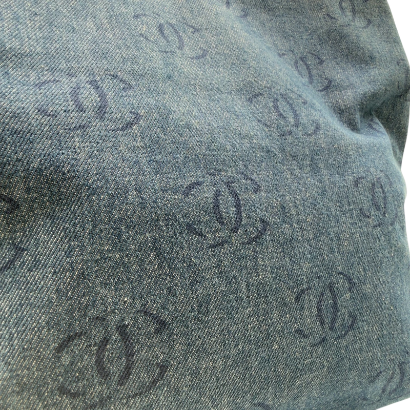 Chanel Handtasche Coco Mark Chain Tote Denim