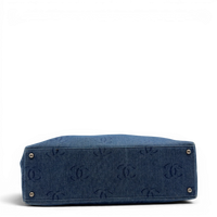 Chanel Handbag Coco Mark Chain Tote Denim