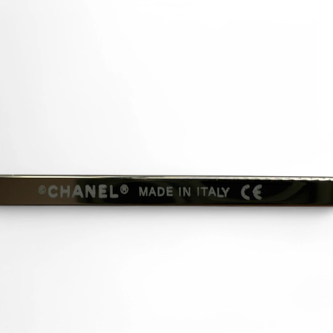 Chanel Sonnenbrille mit Strass Steinen Rahmenlos