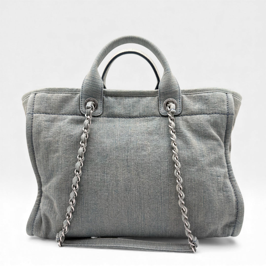 Chanel Deauville Denim Tote Bag