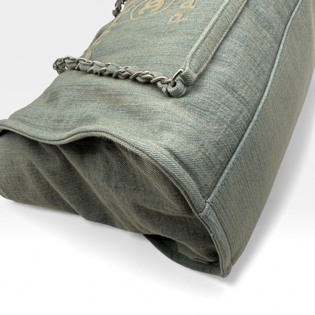 Chanel Deauville Denim Tote Bag