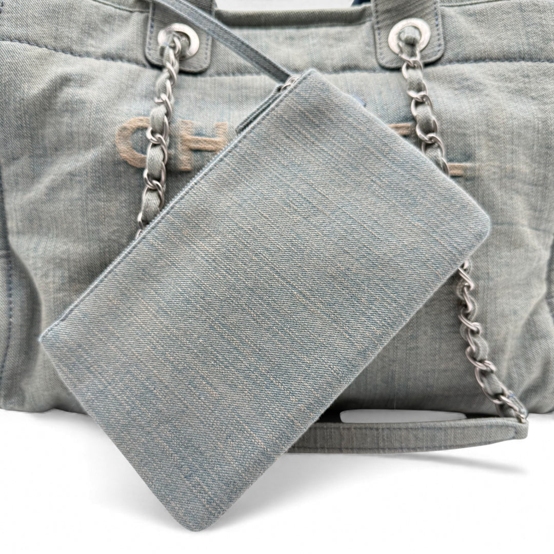 Chanel Deauville Denim Tote Bag