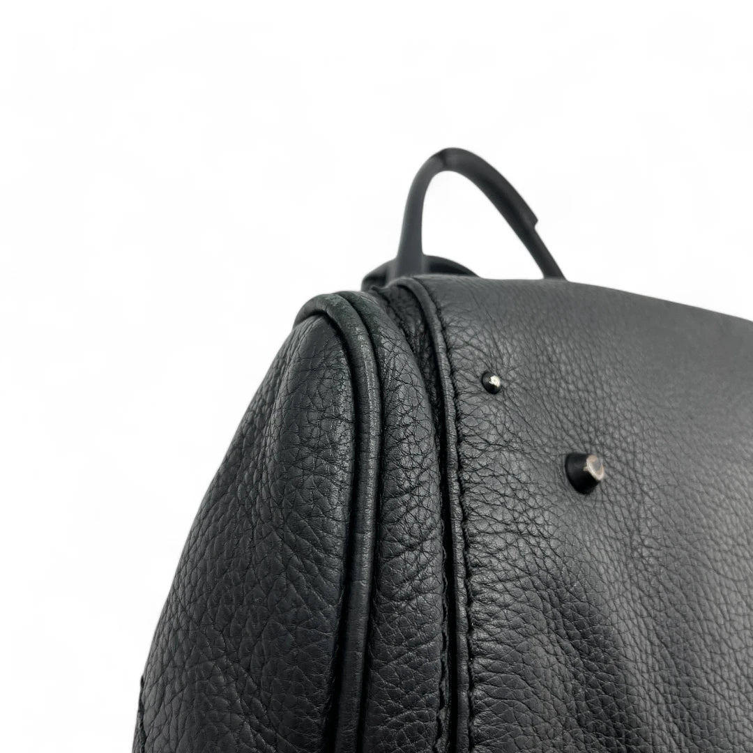 Chloé Handtasche Paddington schwarze Hardware aus Leder schwarz