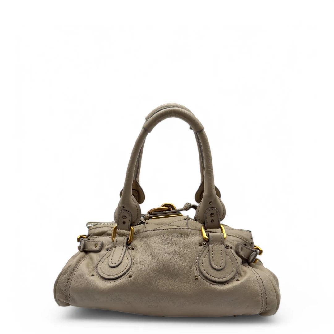 Chloé Handtasche Paddington beige / hellgrau