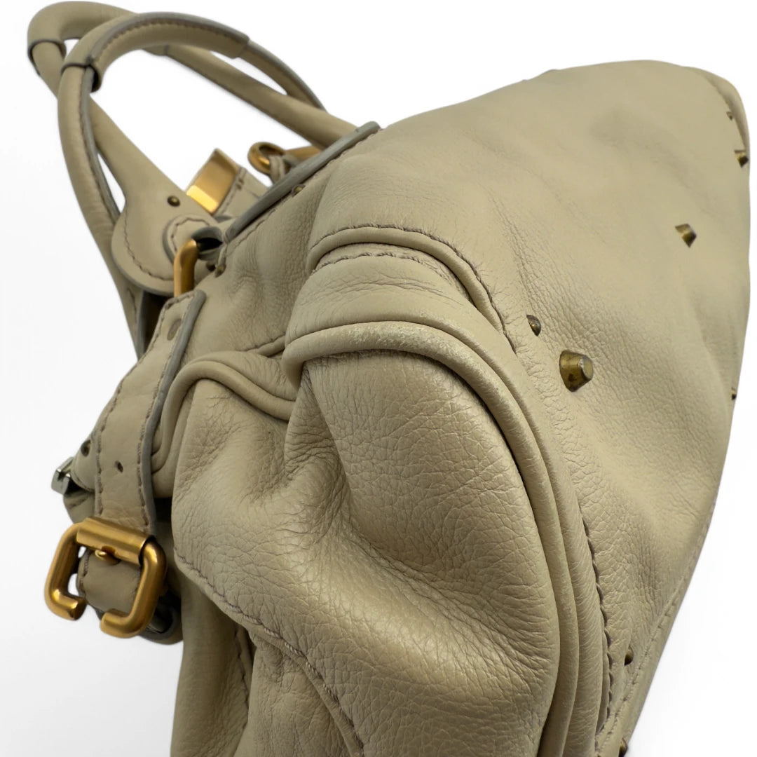 Chloé Handtasche Paddington beige / hellgrau