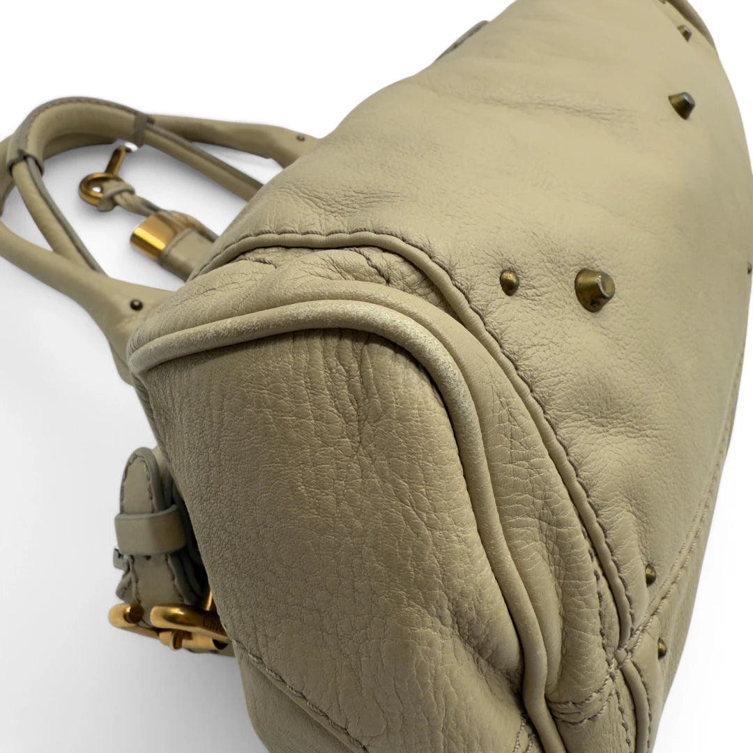 Chloé Handtasche Paddington beige / hellgrau